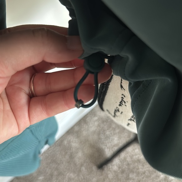 LULULEMON Brushed Softstreme Half Zip Ribbed Hoodie - Picture 3 of 6